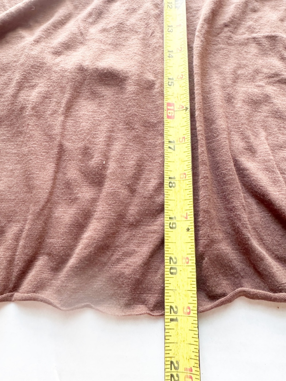 Sundry Open-Back Slub Cotton Long Sleeve Top  in Chocolate Brown NWT - Picture 14 of 16